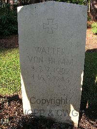 Brookwood Military Cemetery - Von Hemm, Walter